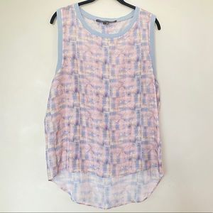 Theyskens’ Theory Silk Purple Pink Tank Top Small